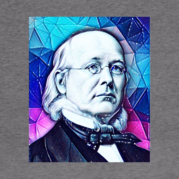 Horace Greeley Snowy Portrait | Horace Greeley Artwork 5 by JustLit